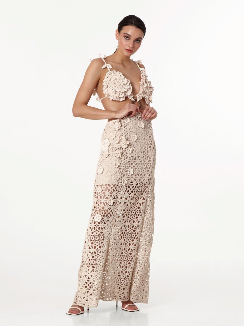 HANDMADE FLORAL - CROCHET DRESS
